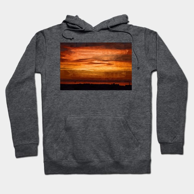 Carlsbad Sunset Hoodie by KirtTisdale